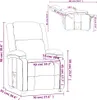vidaXL Poltrona relax in Pelle finta rosso vino Anteprima dell’immagine prodotto 8