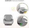 Collage of images showing a car seat and its features. Voir les images du produit