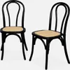 sweeek - 2er-Set Vintage-Stühle aus Holz und Produktbild-Vorschau 1