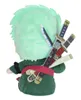 A plush toy of Roronoa Zoro from One Piece, shown from the back with his swords. Anteprima dell’immagine prodotto