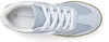 A top-down view of a single light blue and white sneaker. Produktbild-Vorschau
