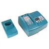 A battery charger and its base are shown against a white background. Produktbild-Vorschau