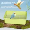 Tragbarer Vogelkäfig für Papageien, 30x21x24 cm, Belüftet, Produktbild-Vorschau 3