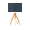 GOOD&MOJO - Tischleuchte Annapurna - Blau/Bambus - Ø36cm Produktbild-Vorschau 1
