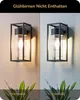 EDISHINE Wandleuchte Innen/Außen, E27 Wandlampe für Produktbild-Vorschau 4