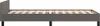 A side view of a grey bed frame with a wooden slat mattress support, shown against a white background. Náhled obrázku produktu