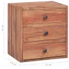 vidaXL Nachttisch mit 3 Schubladen 35x25x35 cm Altholz Produktbild-Vorschau 7