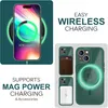 MagSafe Hülle Hybrid für iPhone 15 Frosted Hard Case Schutz Produktbild-Vorschau 5
