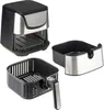 A disassembled air fryer with its basket and drawer shown separately against a white background. Náhľad obrázku produktu