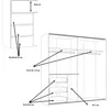 Casa Dolce Kleiderschrank MARCEL, natural + dunkelgrau, Produktbild-Vorschau 9