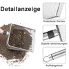 4 Stück Gartensieb aus Edelstahl,Kompostsieb mit Griff Produktbild-Vorschau 4