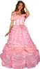 T4122-XS rosa Damen Rokoko Kleid Kostüm Marquisin Produktbild-Vorschau 2