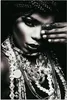 MuchoWow® Poster Frau - Schmuck - Ring - Make up - Schwarz Produktbild-Vorschau 1