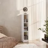 KOMTO Bücherregal Weiß – Schmales Regal 20 cm Breit, Book Produktbild-Vorschau 2