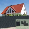 Zaun mit Folie vor Haus Produktbild-Vorschau