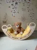 Montessori houpačka s polštářem (v žluté barvě), přírodní, Náhled obrázku produktu 1