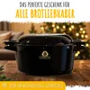 KAISERTAL 26cm Gusseisen Topf Brot Backen - Emaillierte Produktbild-Vorschau 7