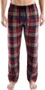 Götzburg Herren Flanell Lange Hose -  Schlafhose – rot Produktbild-Vorschau 1