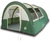 vidaXL Tenda a tunnel 4 persone Verde Impermeabile Anteprima dell’immagine prodotto 1