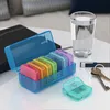 WELLGRO Tablettenbox für 7 Tage - Pillendose je 2 Fächer Produktbild-Vorschau 5