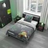 A Minecraft-themed bedroom with a bed, wardrobe, and nightstands. Náhled obrázku produktu