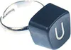 Buchstaben Ring U Vintage Schreibmaschinentaste Miniblings Produktbild-Vorschau 2