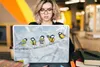 MuchoWow® Laptop Aufkleber Sticker Cover Vogel - Kohlmeise Produktbild-Vorschau 5