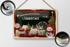 Blechschild Weihnachten Grüße LÜBBECKE Geschenk Dekoration  Produktbild-Vorschau 2