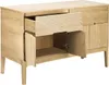 Meuble double-vasque 120 cm en chêne naturel ALASKA Voir les images du produit 8