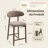 COLAMY Set van 2 barkrukken, moderne barkrukken met een Productafbeelding-voorbeeld 13