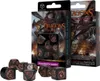 Q-Workshop Dragons Modern Cube Set Black & Copper (7 kusov) Náhľad obrázku produktu 4