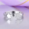 Fingerring, Pfotenöffnungsschmuck, verstellbarer heller Produktbild-Vorschau 2