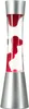 Lavalampe Rot 39 cm E14 mit Leuchtmittel Retro Tischleuchte Produktbild-Vorschau 1