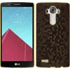 PhoneNatic Case kompatibel mit LG G4 - Hülle braun Hexagon Produktbild-Vorschau 1