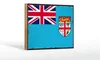 Holzschild Flagge Fidschis 18x12 cm Retro Flag of Fiji Produktbild-Vorschau 1