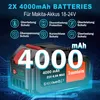 Akku Rasentrimmer 750W mit 2× 4000mAh Akkus 21V, 4 in 1 Produktbild-Vorschau 4
