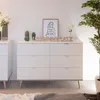 CALICOSY - Commode 6 Tiroirs L120 cm - COPENHAGUE Voir les images du produit 2