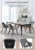A dining table and chairs set in a room with a sideboard and window. Produktbild-Vorschau