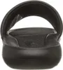 A close-up view of the inside of a black sandal. Produktbild-Vorschau
