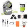 Camping-Kochgeschirr-Set, 1šC2 Personen, tragbares Topf- Produktbild-Vorschau 2