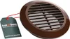KOTARBAU® Větrací mřížky ⌀ 125 mm Kulatá příruba Hnědá Náhled obrázku produktu 1