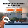 SucceBuy 4 szt. prostokątny szklany wspornik balustrady do Podgląd zdjęcia produktu 2