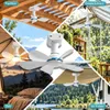 Solární stropní ventilátor s osvětlením, 13W solární panel Náhled obrázku produktu 7