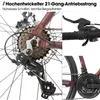 Hiland 28 Zoll Rennrad 700C Trekkingrad Aluminiumrahmen mit Produktbild-Vorschau 6