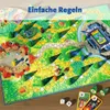 A colorful board game with a fantasy theme, set on a wooden surface. Podgląd zdjęcia produktu