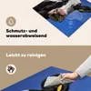 KitchenYeah© Herdabdeckplatte Kuh - Blau - Tiere , 59x52cm, Produktbild-Vorschau 2