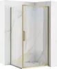 Rea Eckduschkabine Rapid Swing 90X90 Brush Gold Produktbild-Vorschau 1