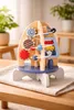 Montessori Holzspielzeug Rakete 5-in-1 – Motorikspielzeug Produktbild-Vorschau 2