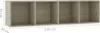 vidaXL Bücherregal/TV-Schrank Sonoma-Eiche 143×30×36 cm Produktbild-Vorschau 8