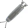 The underside of a folded ironing board is shown against a white background. Anteprima dell’immagine prodotto